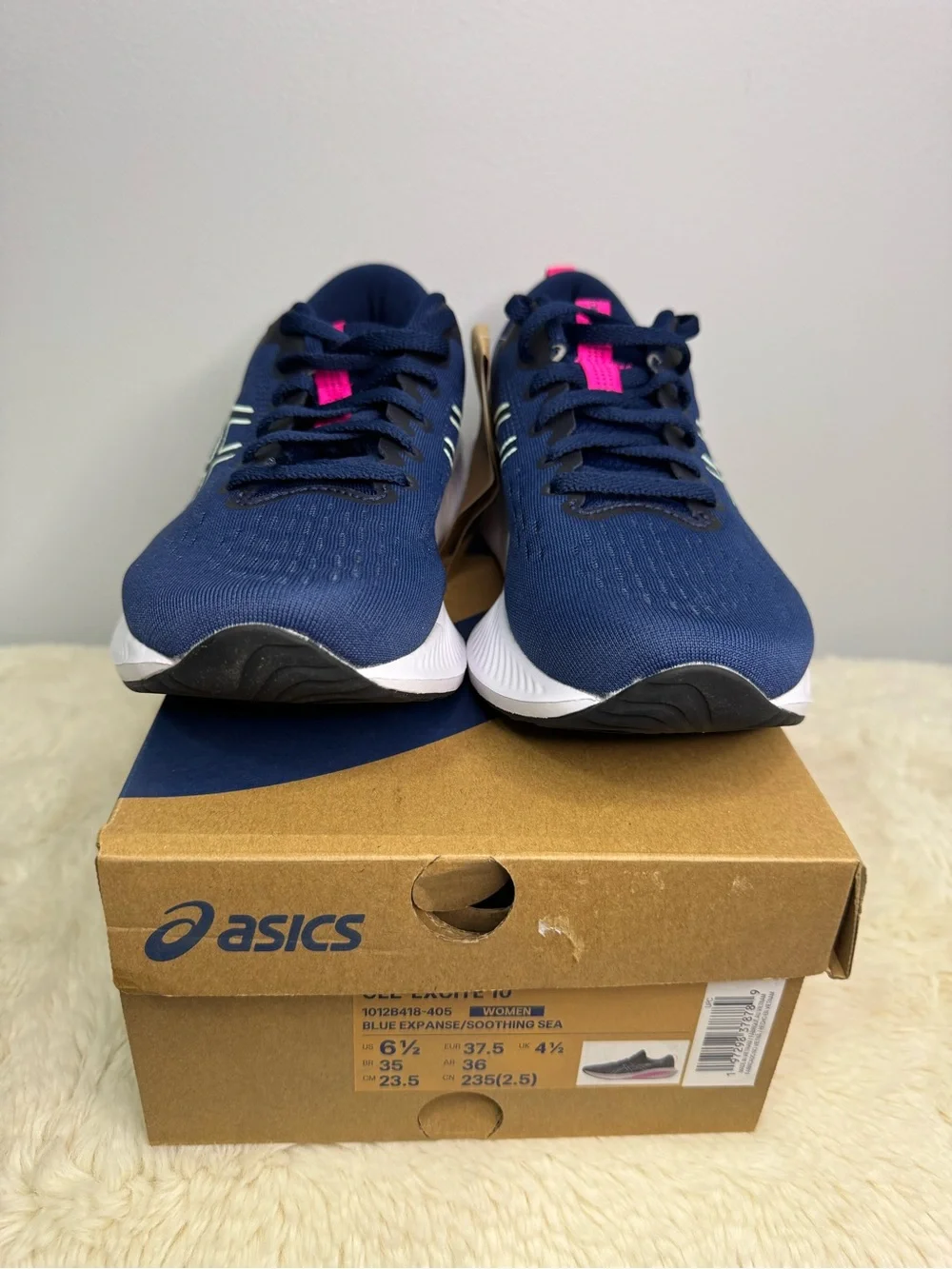 ASICS GEL-Excite 10 1012B418-405 Blue Expanse Low Top Lace Up Women